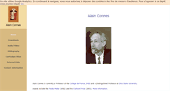 Desktop Screenshot of alainconnes.org